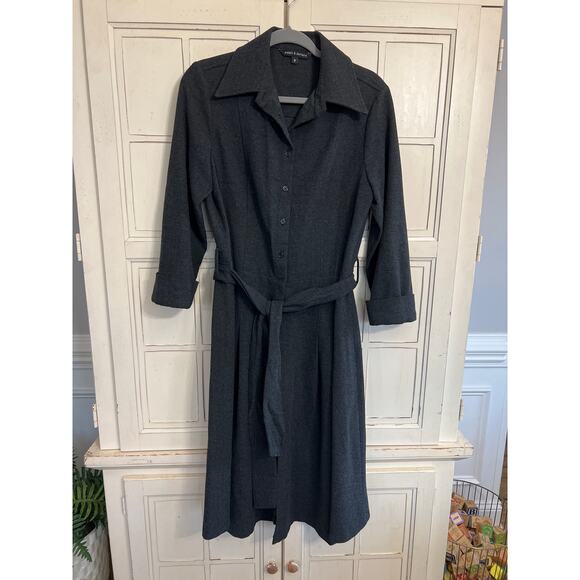 Supply & Demand size 8 charcoal gray long jacket - Picture 1 of 3